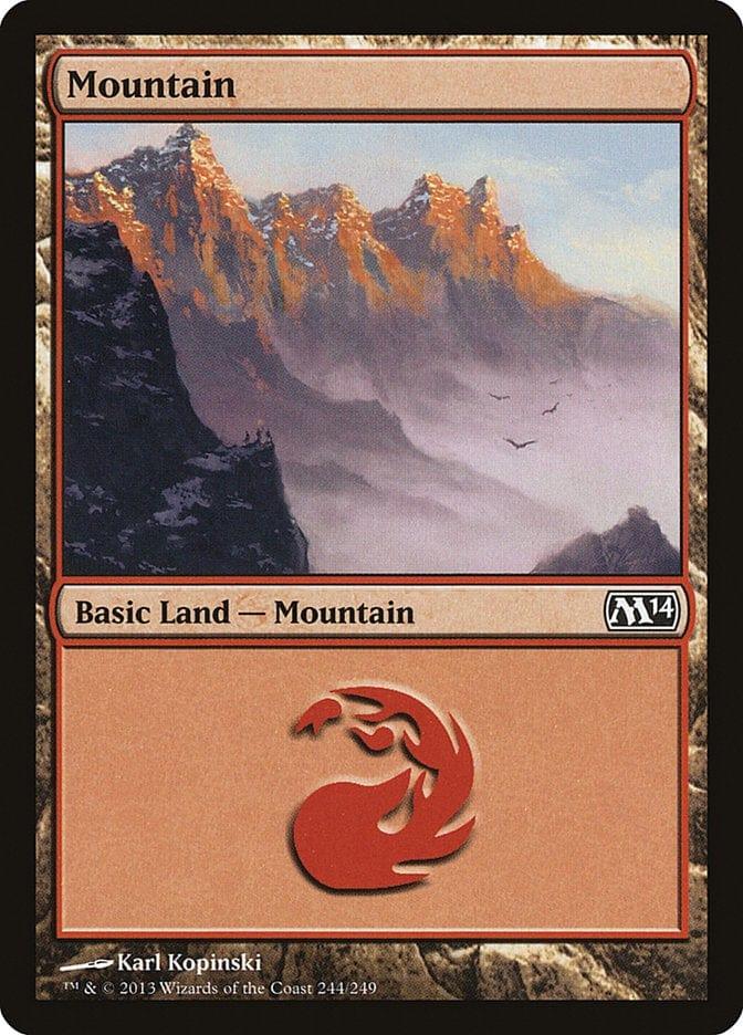 Magic: The Gathering MTG Single Mountain (244) [Magic 2014]