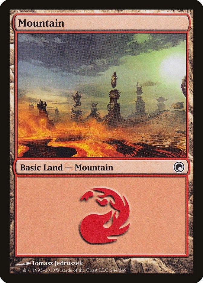 Magic: The Gathering MTG Single Mountain (244) [Scars of Mirrodin]