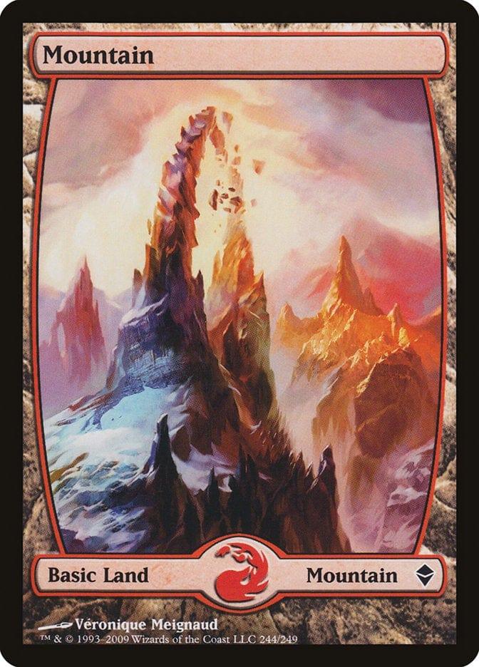 Magic: The Gathering MTG Single Mountain (244) [Zendikar]