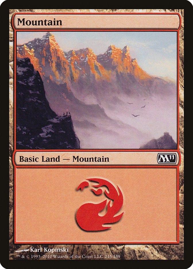 Magic: The Gathering MTG Single Mountain (245) [Magic 2011]