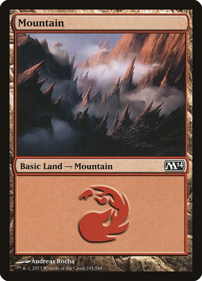 Magic: The Gathering MTG Single Mountain (245) [Magic 2014]