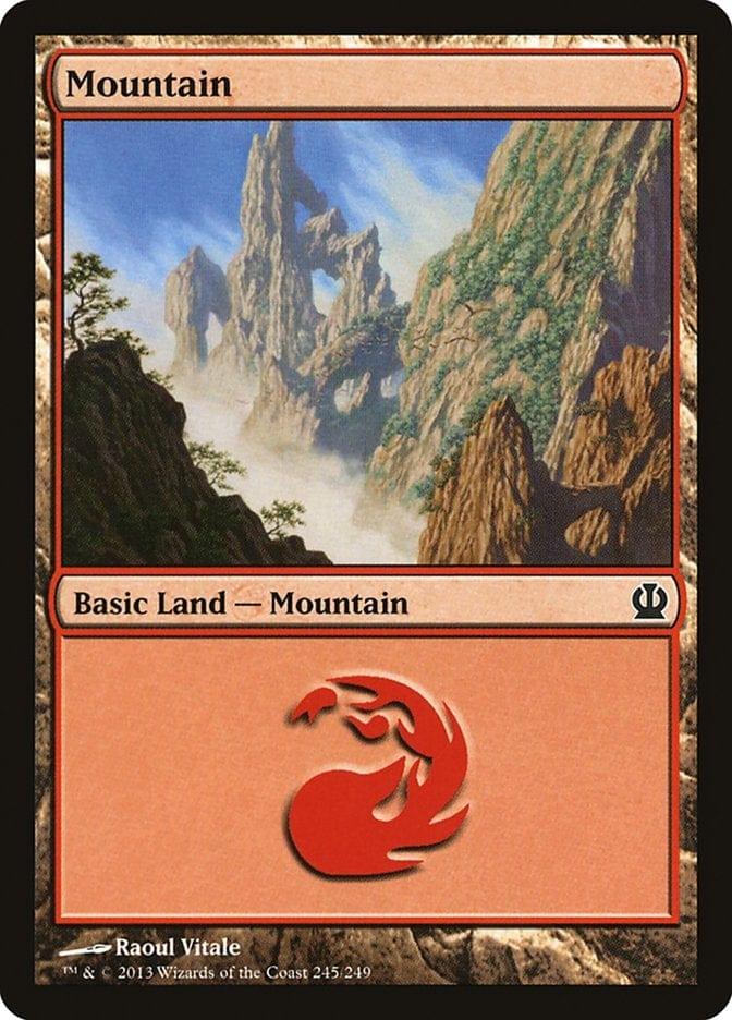 Magic: The Gathering MTG Single Mountain (245) [Theros]