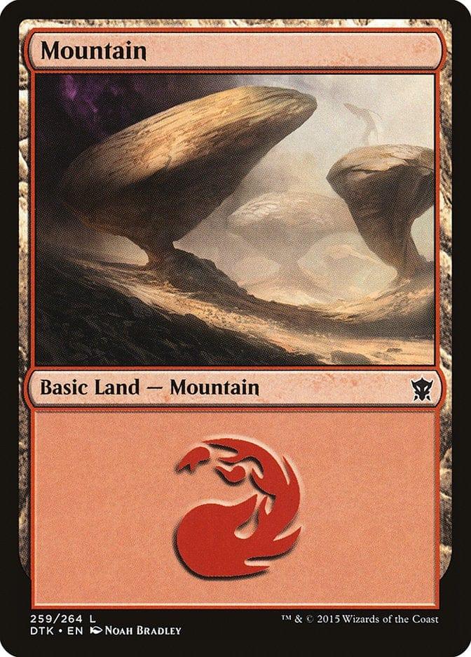 Magic: The Gathering MTG Single Mountain (259) [Dragons of Tarkir]