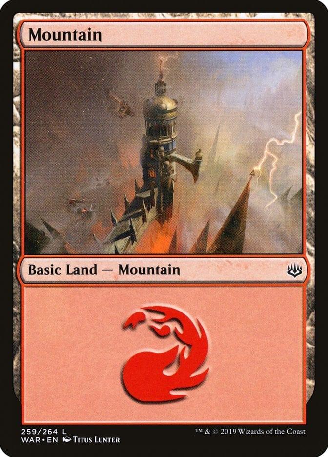 Magic: The Gathering MTG Single Mountain (259) [War of the Spark]