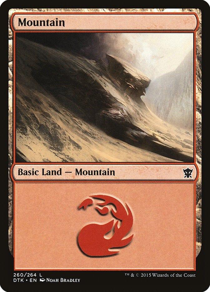 Magic: The Gathering MTG Single Mountain (260) [Dragons of Tarkir]