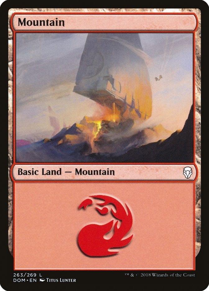 Magic: The Gathering MTG Single Mountain (263) [Dominaria]