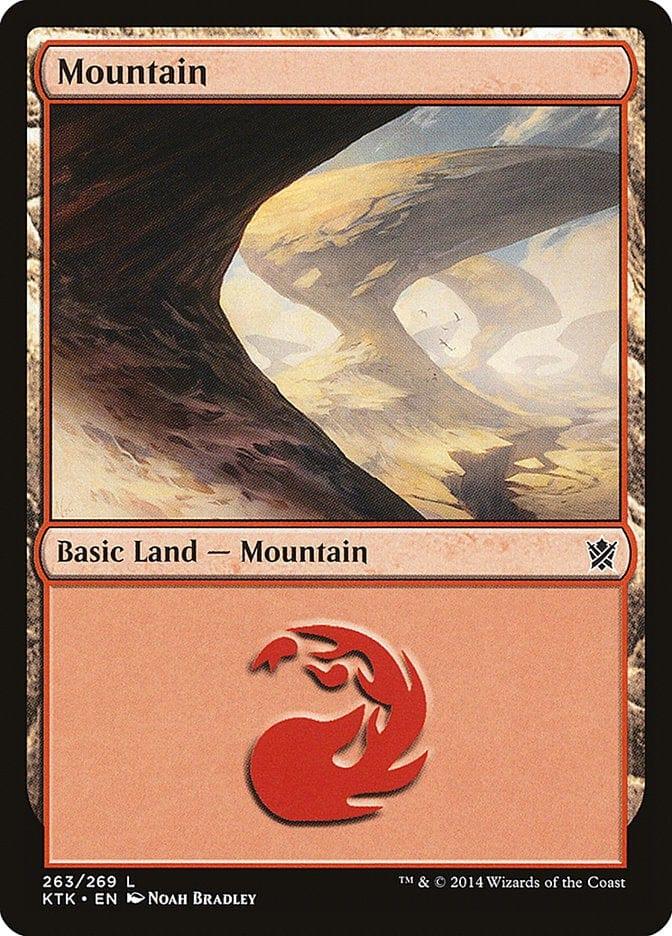 Magic: The Gathering MTG Single Mountain (263) [Khans of Tarkir]