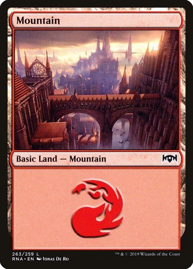 Magic: The Gathering MTG Single Mountain (263) [Ravnica Allegiance]