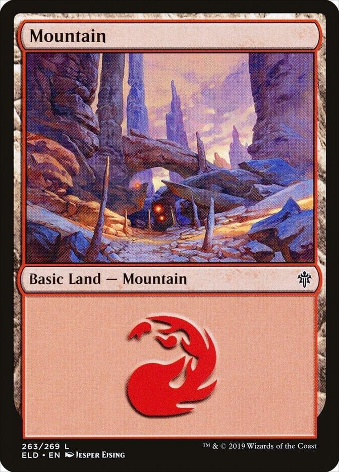 Magic: The Gathering MTG Single Mountain (263) [Throne of Eldraine]