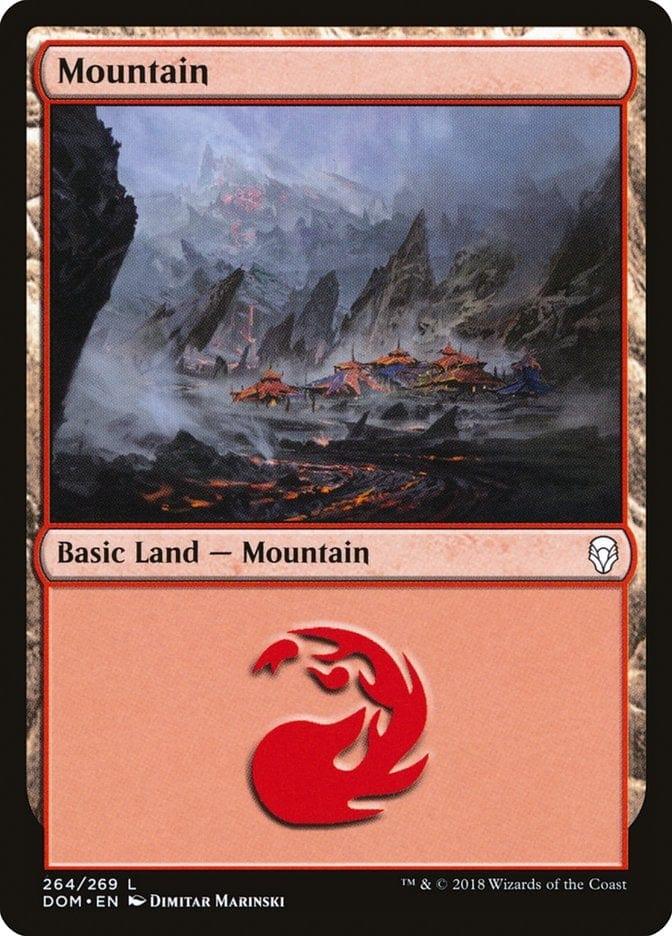 Magic: The Gathering MTG Single Mountain (264) [Dominaria]
