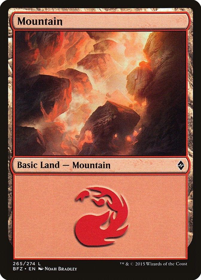 Magic: The Gathering MTG Single Mountain (265a) [Battle for Zendikar]