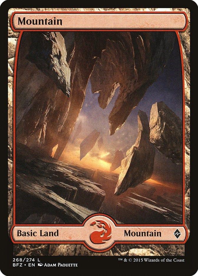 Magic: The Gathering MTG Single Mountain (268) [Battle for Zendikar]