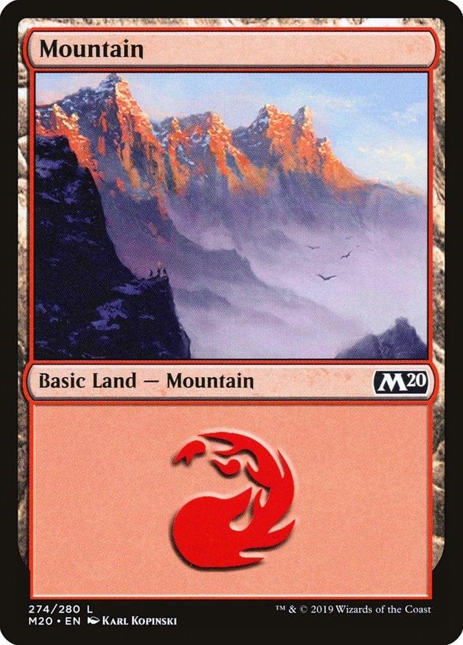 Magic: The Gathering MTG Single Mountain (274) [Core Set 2020]