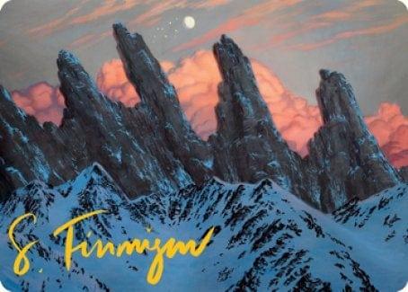 Magic: The Gathering MTG Single Mountain (275) Art Card (Gold-Stamped Signature) [Dungeons & Dragons: Adventures in the Forgotten Realms Art Series]