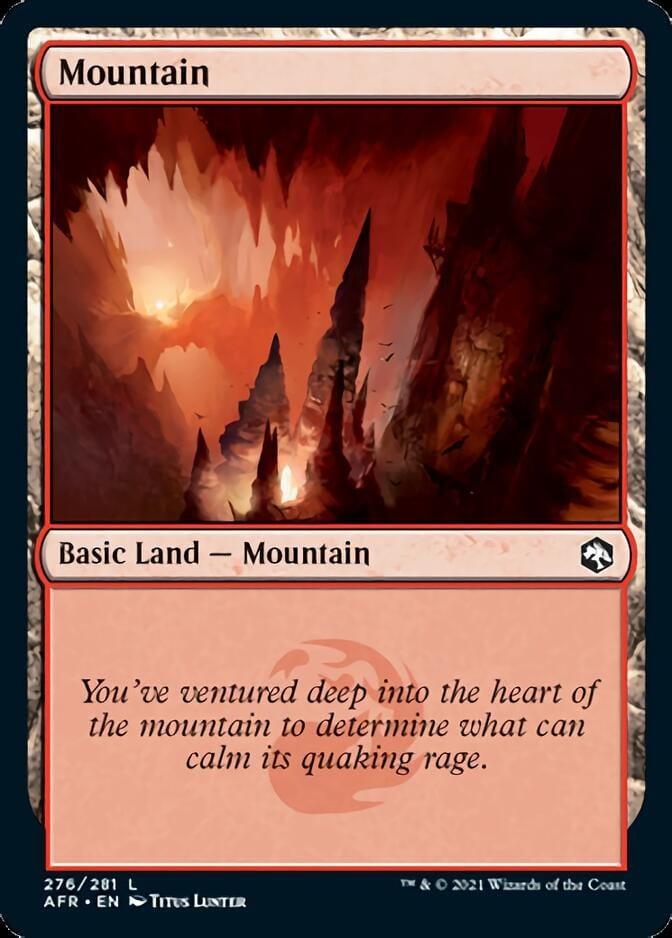 Magic: The Gathering MTG Single Mountain (276) [Dungeons & Dragons: Adventures in the Forgotten Realms]
