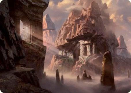 Magic: The Gathering MTG Single Mountain (277) Art Card [Dungeons & Dragons: Adventures in the Forgotten Realms Art Series]