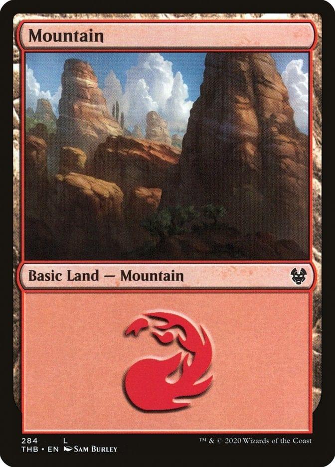 Magic: The Gathering MTG Single Mountain (284) [Theros Beyond Death]