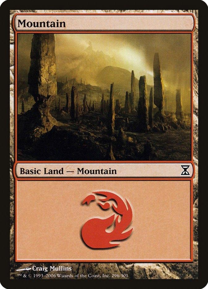 Magic: The Gathering MTG Single Mountain (296) [Time Spiral]