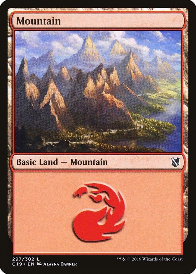 Magic: The Gathering MTG Single Mountain (297) [Commander 2019]