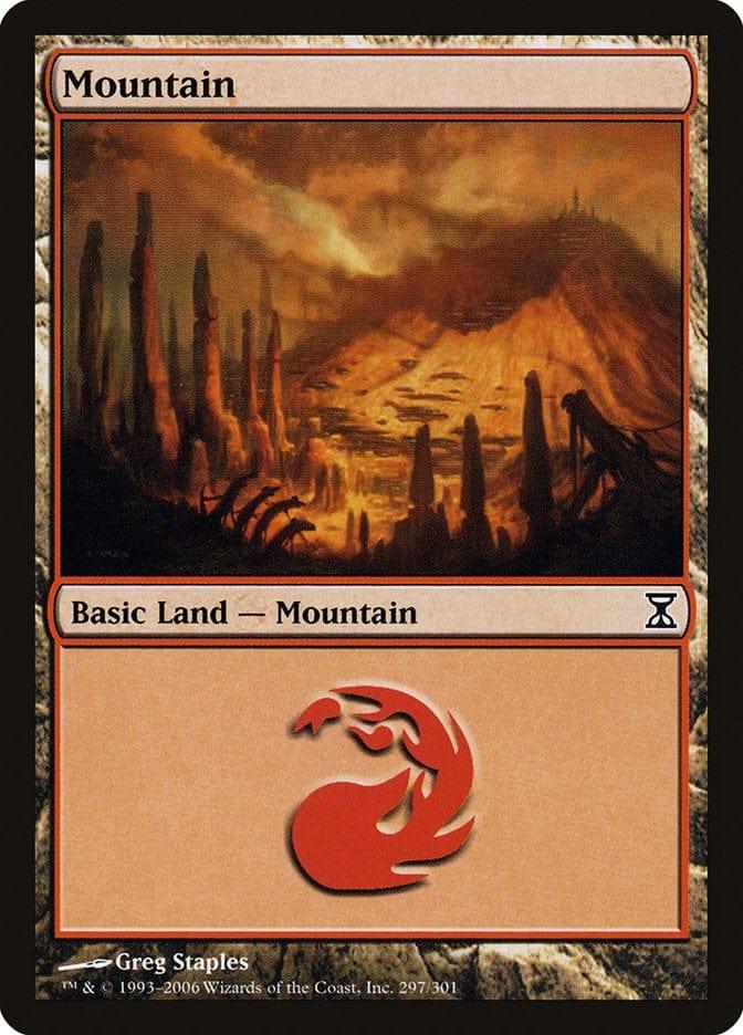 Magic: The Gathering MTG Single Mountain (297) [Time Spiral]