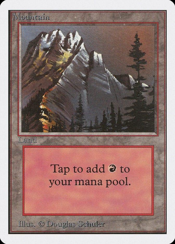 Magic: The Gathering MTG Single Mountain (297) [Unlimited Edition]