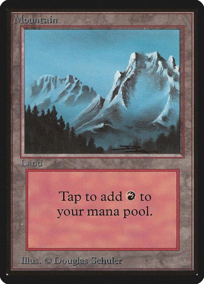 Magic: The Gathering MTG Single Mountain (298) [Limited Edition Beta]