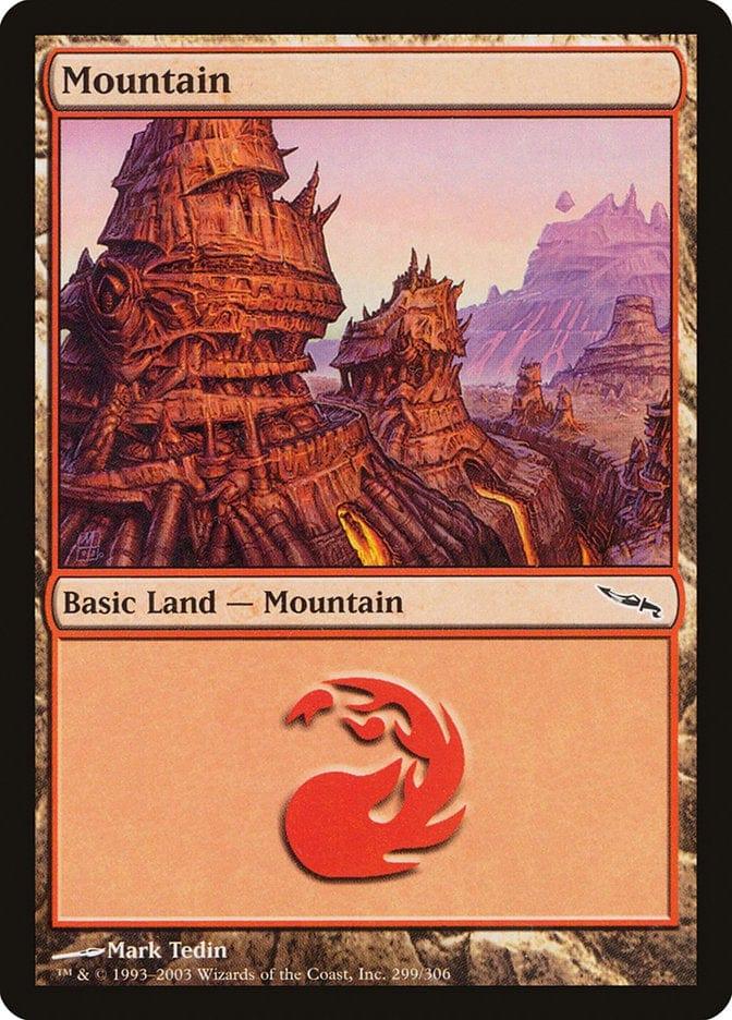 Magic: The Gathering MTG Single Mountain (299) [Mirrodin]