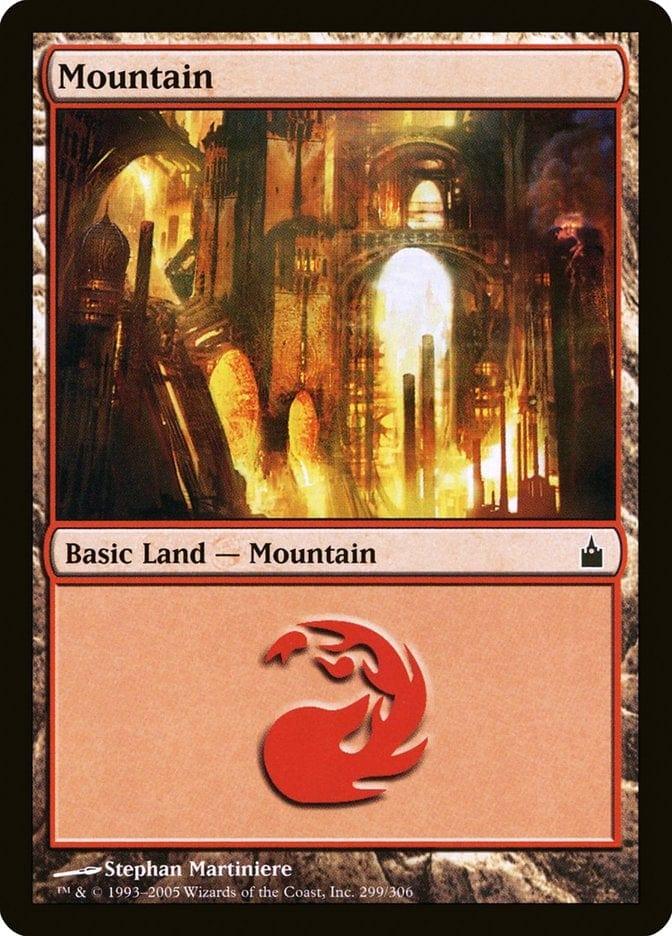 Magic: The Gathering MTG Single Mountain (299) [Ravnica: City of Guilds]