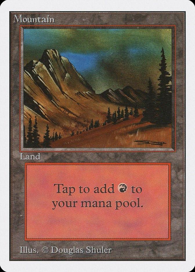 Magic: The Gathering MTG Single Mountain (299) [Unlimited Edition]