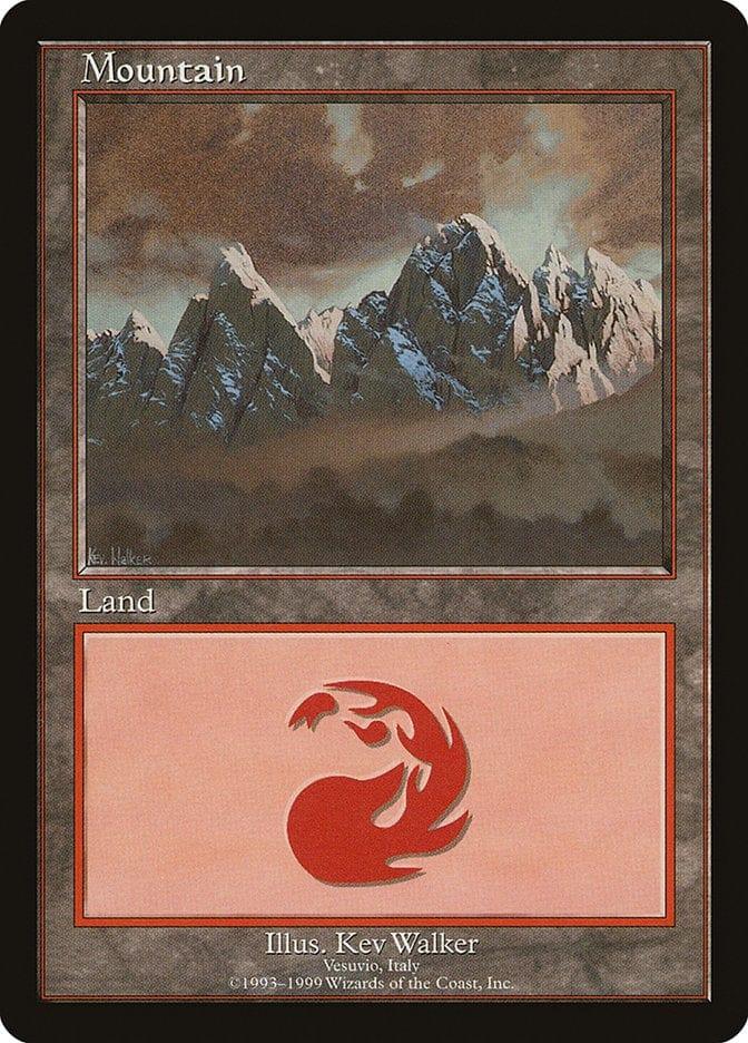 Magic: The Gathering MTG Single Mountain (3) [European Land Program]