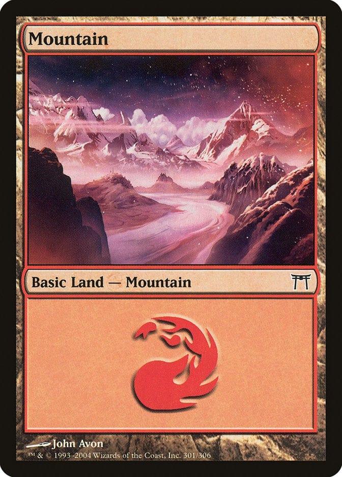 Magic: The Gathering MTG Single Mountain (301) [Champions of Kamigawa]