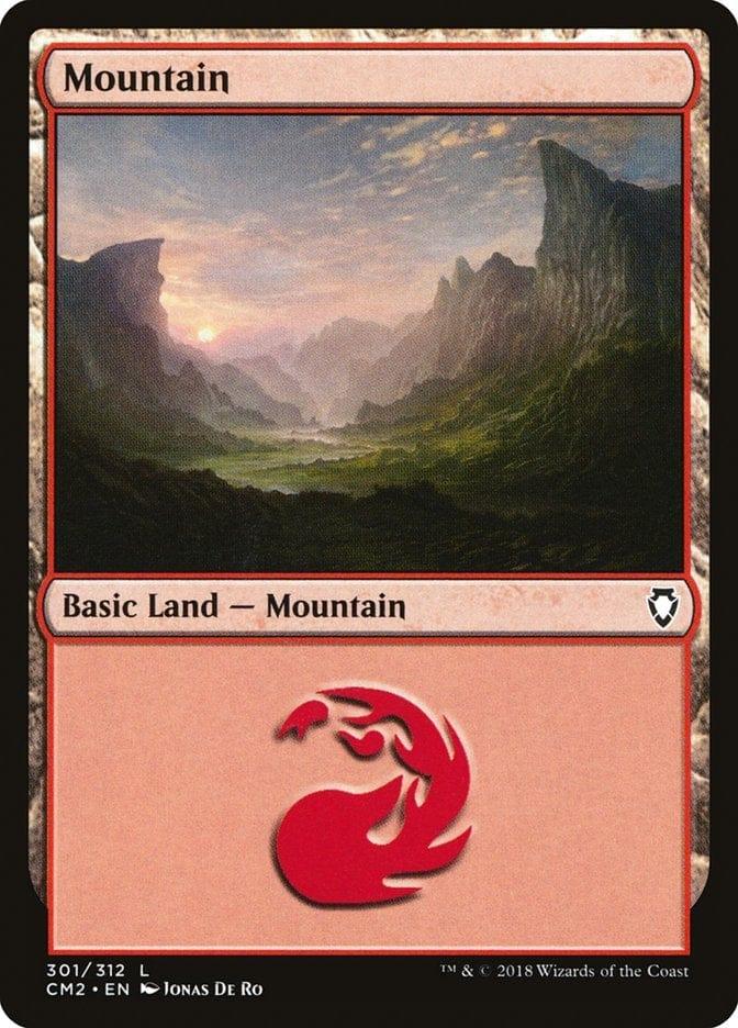 Magic: The Gathering MTG Single Mountain (301) [Commander Anthology Volume II]