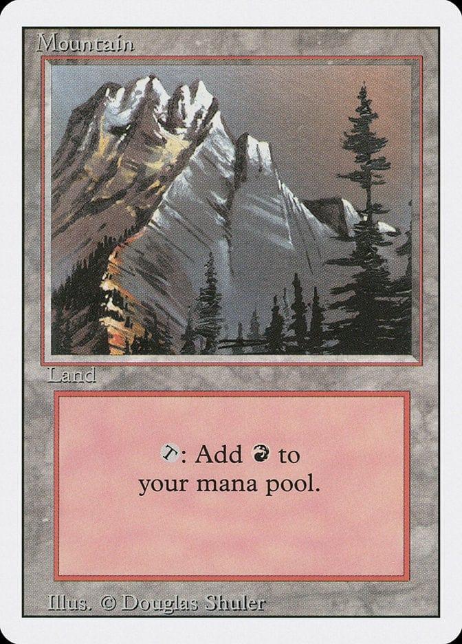 Magic: The Gathering MTG Single Mountain (301) [Revised Edition]