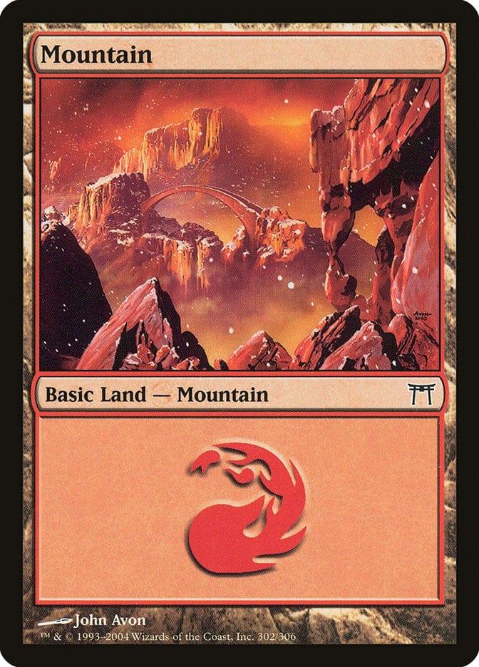 Magic: The Gathering MTG Single Mountain (302) [Champions of Kamigawa]