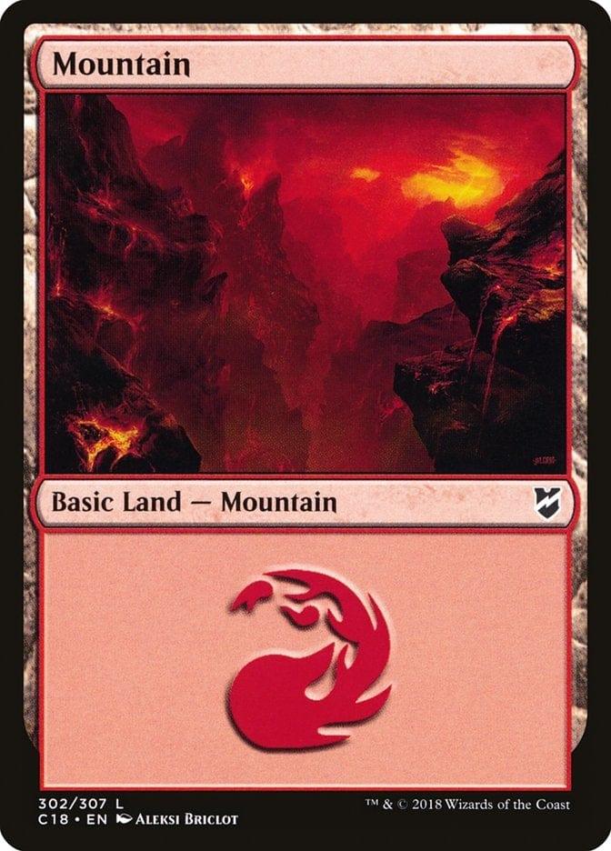 Magic: The Gathering MTG Single Mountain (302) [Commander 2018]