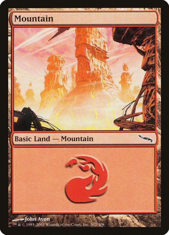 Magic: The Gathering MTG Single Mountain (302) [Mirrodin]
