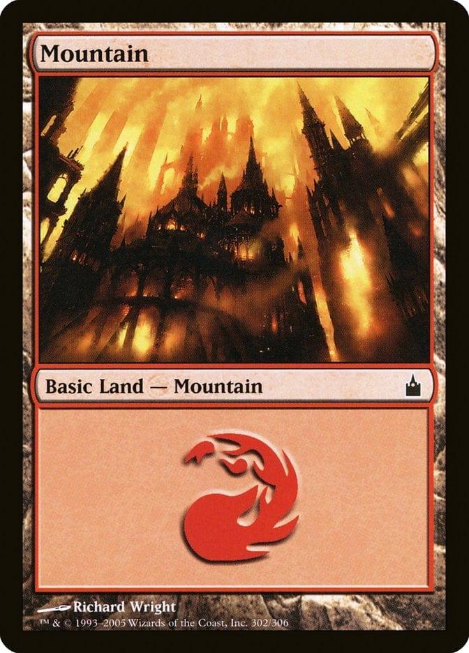 Magic: The Gathering MTG Single Mountain (302) [Ravnica: City of Guilds]
