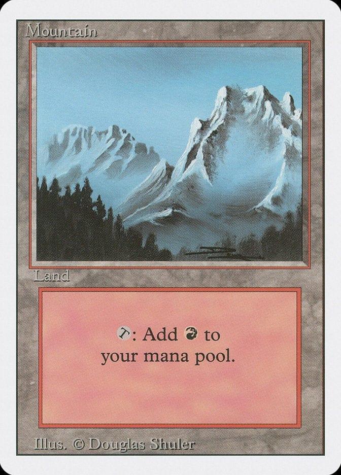 Magic: The Gathering MTG Single Mountain (302) [Revised Edition]