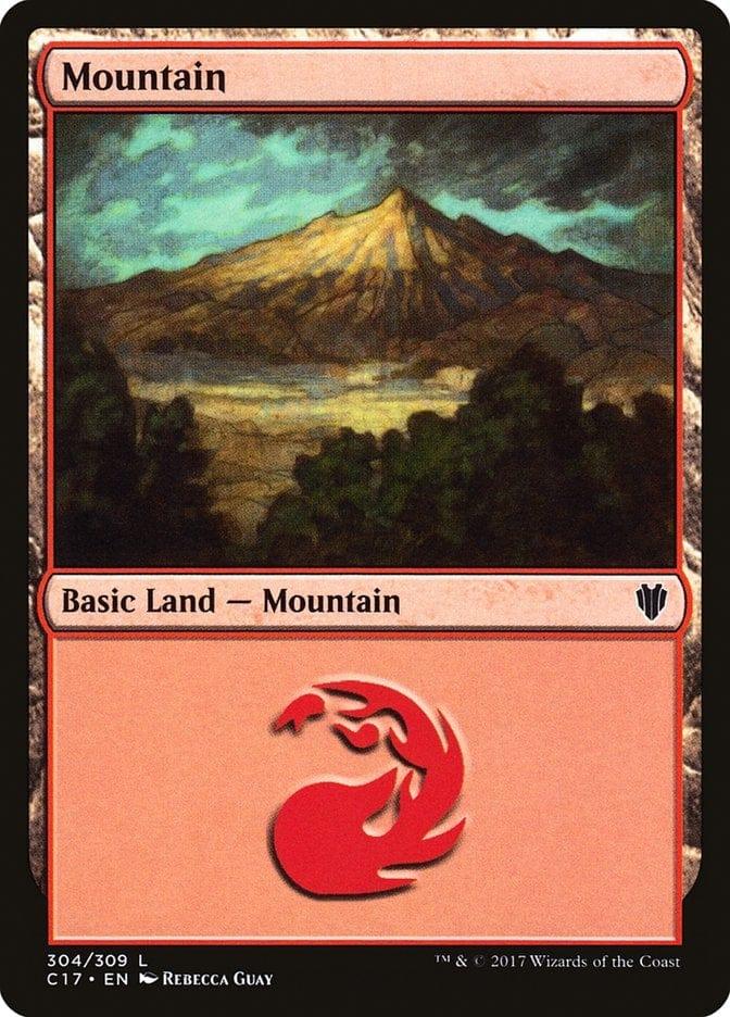 Magic: The Gathering MTG Single Mountain (304) [Commander 2017]