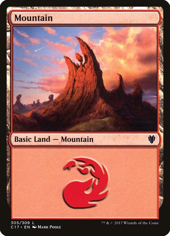 Magic: The Gathering MTG Single Mountain (305) [Commander 2017]