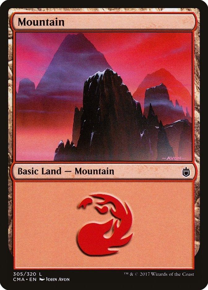 Magic: The Gathering MTG Single Mountain (305) [Commander Anthology]