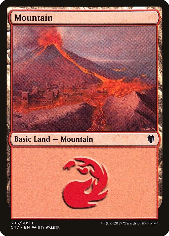 Magic: The Gathering MTG Single Mountain (306) [Commander 2017]