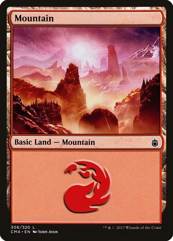 Magic: The Gathering MTG Single Mountain (306) [Commander Anthology]
