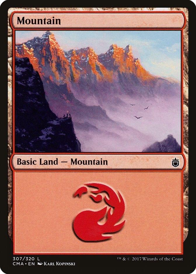 Magic: The Gathering MTG Single Mountain (307) [Commander Anthology]