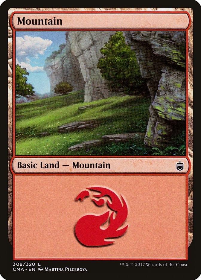 Magic: The Gathering MTG Single Mountain (308) [Commander Anthology]