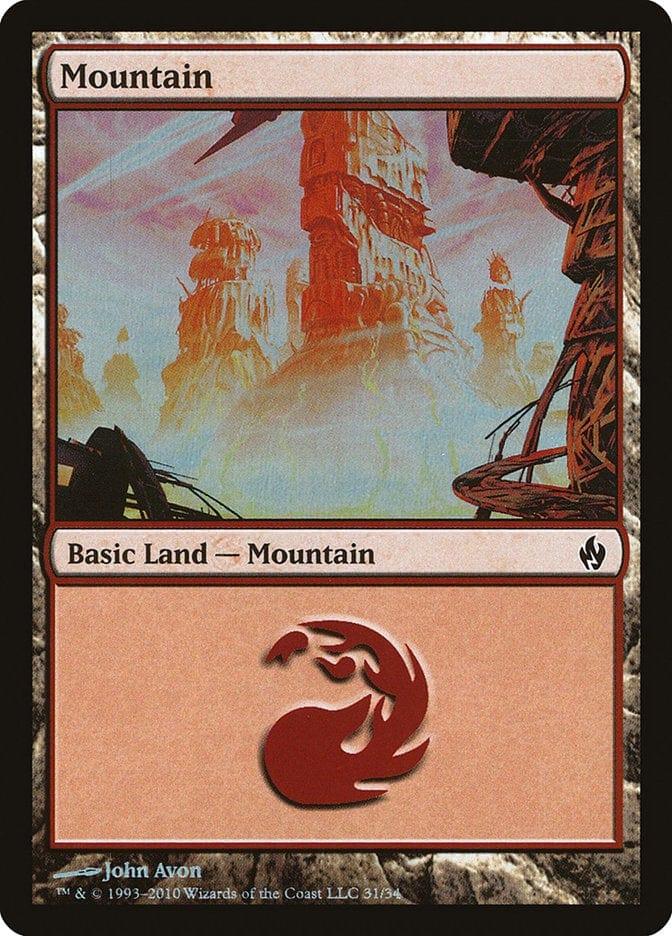 Magic: The Gathering MTG Single Mountain (31) [Premium Deck Series: Fire and Lightning]