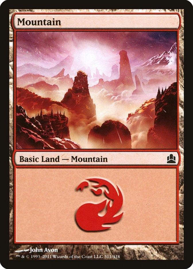 Magic: The Gathering MTG Single Mountain (311) [Commander 2011]