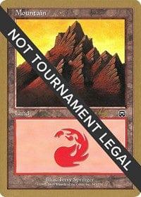 Magic: The Gathering MTG Single Mountain (343) - 2001 Tom van de Logt (MMQ) [World Championship Decks]