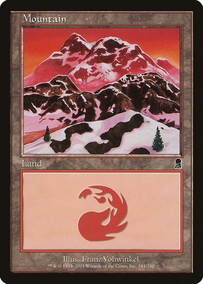 Magic: The Gathering MTG Single Mountain (344) [Odyssey]