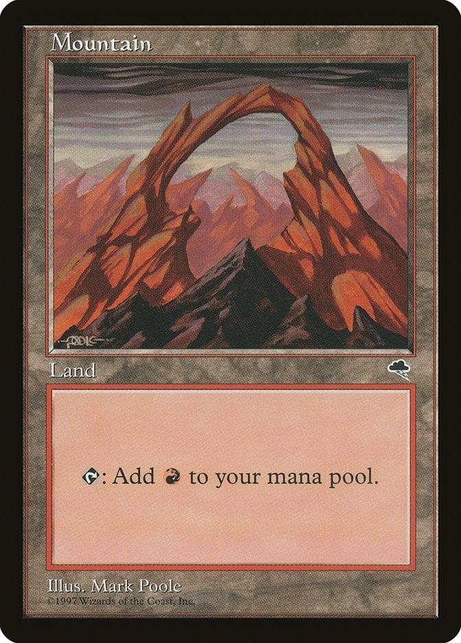 Magic: The Gathering MTG Single Mountain (345) [Tempest]